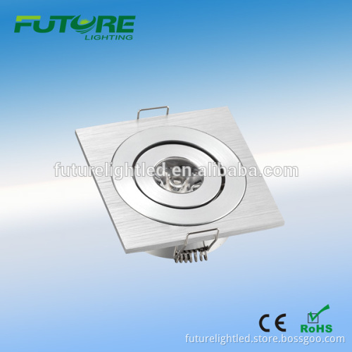 12VDC 1W 3W square led recessed lights china wholesale
